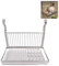 GODNECE Escurreplatos plegable de acero inoxidable