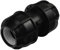 Agora-Tec Connettore per tubo in polietilene, 40 mm su 40 mm, per tubi in polietilene da 40 mm su tubo in polietilene da 40 mm, colore: nero