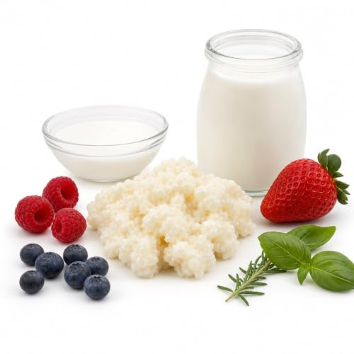 Kefir-for-all Milchkefir Starterkultur 10 g Kaukasische Kefirknollen frisch