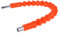 Utoolmart 300mm Lenght Flexible Drill Bit Extension with Screw Drill Bit Holder Socket Drive Magnetic Adaptor Drive Orange 1pcs