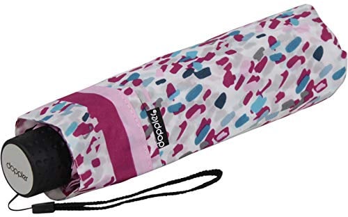 Doppler Taschenschirm Fiber Havanna Sprinkle Pink
