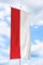 Deitert Bannerfahne 80x200cm rot-weiß