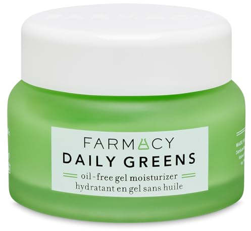 Farmacy TäglichGrüns Ölfreies Gel Gesicht Feuchtigkeitscreme - Tägliche Feuchtigkeitscreme für das Gesicht mit Hyaluronsäure (1,7 Fl Oz)