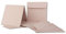 ARTOZ FLORETTA 15x quadratische Faltkarten-Set mit Umschlägen - light rose - 15,5 x 15,5 cm - 200 g/m² - pastellfarbenes Papier