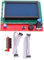 Plyisty Placa controladora de Pantalla Inteligente gráfica LCD 12864, Placa controladora Inteligente de Impresora 3D, con Cable, para Impresora 3D RAMPS 1.4 RepRap