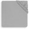 Jollein Spannbettlaken Gitterbett Jersey 60 x 120 cm - Soft Grey