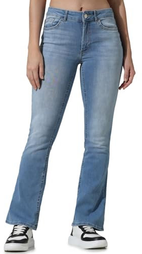 ONLY Womens Fl Tai467 Jeans Light Blue 30W / 30L