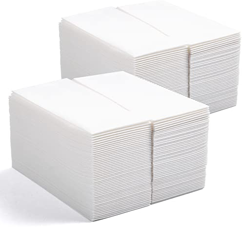 LEKOCH 100 PCS Einweg Servietten Weiß, Air Laid Stoffähnlich Servietten Für Hochzeit Premium QUALITÄT,43x30