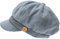MIRMARU Damen Klassische Visier Baker Boy Cap Newsboy Cabbie Winter Gemütliche Mütze mit Komfort Elastic Back, Cord, Dusty Blue, Einheitsgröße-M