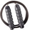 ONEGlobal Steel Reinforced Skipping Rope for Adults | Adjustable Tangle-Free Jump Rope with Comfortable Non-Slip EVA Foam Handle for Workouts, Boxing Exercises (Black)