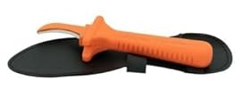 KS TOOLS Couteau à dénuder les câbles isolé 1000V, lame courbée, L.160 mm - Outil de coupe