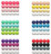 20 Farben Silikon Perlen 120pcs 12mm für DIY Machen Schlüsselanhänger Armbänder Handwerk und einige Kunstwerke Focal Perlen Mix Farben 6color Schemes Gummi Perlen…
