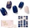 NAILOG Semi Cured Gel Nail Strips, 34 pcs Salon-Quality Gel Nail Stickers, Long Lasting Nail Wraps for Women with Soft Gel Finish, Shooting Stars