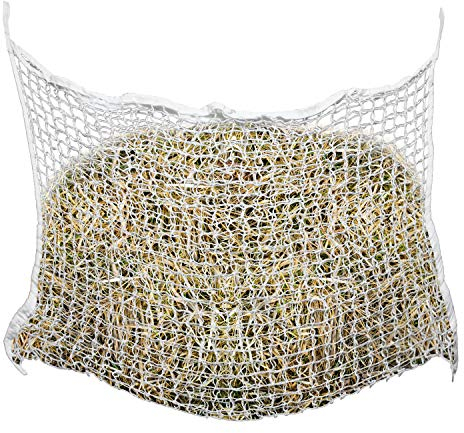 Sonnewelt Heunetz Pferde Extra Engmaschig Nicht Geknotet Leichtes Futternetz Verminderung des Heuverlustes Heusack für Ponys Jungpferde alte Pferde Ziegen, 160 x 100 cm