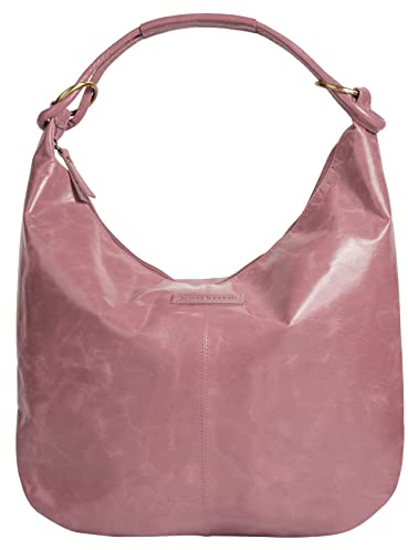bruno banani Shopper Echt Leder Damen Casual Handtasche aus Rindleder, Schultertasche leicht, Henkeltasche groß, Innenfach Smartphone