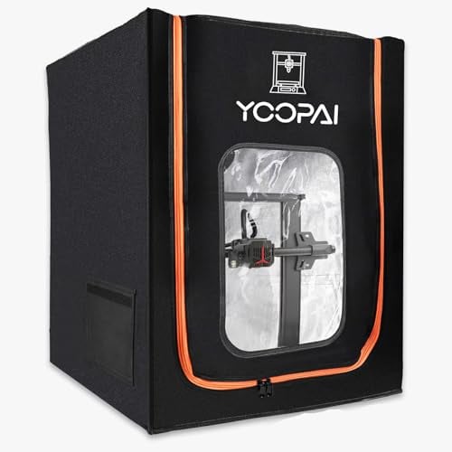 YOOPAI 3D Drucker Gehäuse Abdeckung mit LED Licht, Konstante Temperatur 3D Pinter Enclosure für Creality Ender 3 V3 SE/KE/Ender 3/Ender 3 V2/Anycubic Kobra/Elegoo, 550 * 650 * 730 mm
