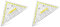 Aristo 1650/3 TZ-Dreieck mit abnehmbarem Griff (Hypotenuse 22,5 cm, Tuschenoppen, Facette an Hypotenuse, Plexiglas mit Tiefenprägung, Made in Austria) transparent (Packung mit 2)