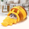 Katzenhaus Haustier Katzenbett | Honigtopf Katzenhöhle Warmes Winter Katzenbett | Tragbare Cartoon Honigtopf Nest Katzenzelt | Fluffy Weiche Haustier Katze Höhle Bett Haustier Nest