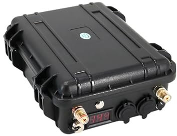 SSCYHT Batterie au Lithium 12V 24V 48V 60ah, 80ah, 100ah, 120ah, 150ah, 200ah Ultra légère, étanche, haute puissance, pour propulseur extérieur pour moteur de bateau,A 12v 80ah