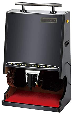 Nettoyant automatique de semelle de cireuse de chaussures, machine de cirage de chaussures, machine de cirage de chaussures électrique de cireuse de chaussures de luxe haut de gamme propre (D)