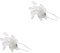 SOIMISS 2St Cocktailparty-Hut Fascinator-Cocktailhut Frau Perücke zur Hochzeit Fascinator Haarband Kappe Haarklammern Perücken Fascinator Hut Haarband Fascinatoren für Damen Grey