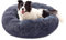 Pisi Bili Hundebett Katzenbett Waschbar flauschig orthopädische Hundebetten große und kleine Hunde Katzenschlafplatz für Katzen Donut - Dunkelgrau 70 cm