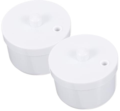 Healeved 2pcs Manicure Tool Box Nail Organiser Storage Box Detachable Trays for Salon