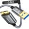 JSAUX Hard Drive Cable 0.5M, USB 3.0 A to Micro B Nylon Cable 5Gbps Compatible with Portable External Hard Drives, WD Elements, Seagate Expansion, Toshiba, Galaxy S5/Note 3, Camera-Grey