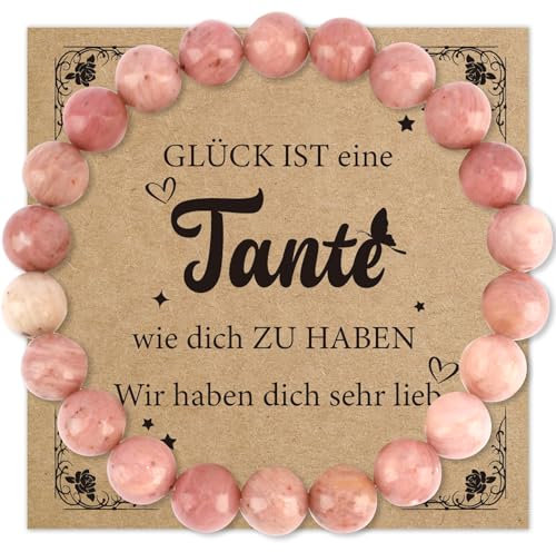 FAJUXIS Tante Geschenk Weihnachten Armband Tante,Tante Geschenk,Geschenk Für Tante Beste Tante Geschenk,Geschenk Tante Geburtstag Adventskalender Füllung Geschenke Für Tante Geschenk Weihnachten