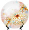 ESNAIUVCD Assiette décorative en porcelaine anglaise avec motif libellules volantes et fleurs de lys - Assiettes rondes imprimées avec support de présentation
