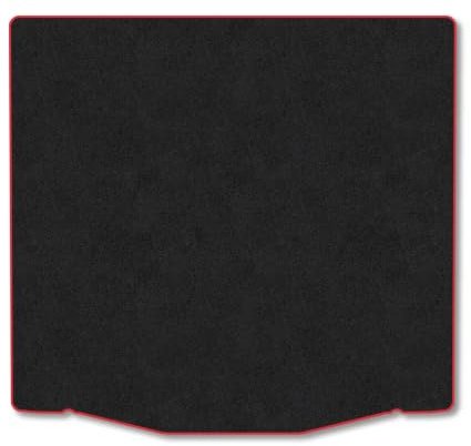 Ford Capri (2024+) Carpet Boot Mat | Red Edge Trim Tailored Fit Boot Liner Full Coverage Protection Accessories Easy Clean Anti Slip Made in the UK