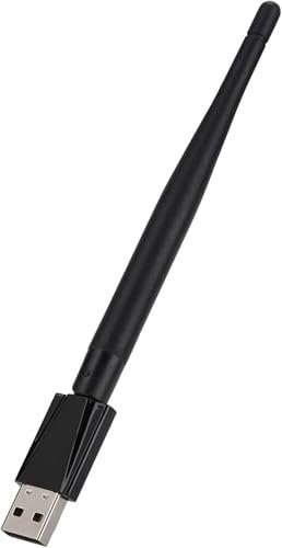 USB WiFi Dongle, Wireless Network Adapter for JUSTOP/Nano Box/Anspo CCTV DVR Recorders, Black