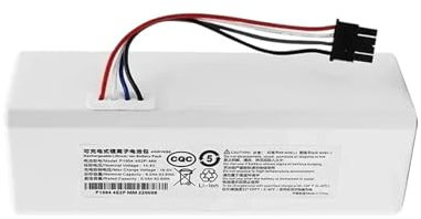 Batería de 14,4v 2600mah aspiradora robótica batería 1c Compatible con Xiaomi mijia Aspiradora robótica 1c stytj01zhm(9800mAh)