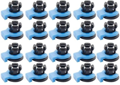 ABS 4 mm PTFE-Schlauchkupplungs-Clip-Kit (20 Stück) – auslaufsichere Verbindungsklemmen für 3D-Druckzubehör, kompatibel mit gängigen Hot-Ends