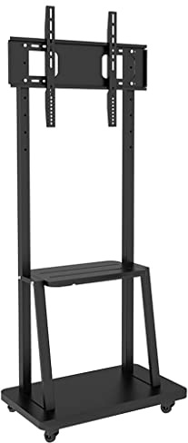 Mobile TV Cart Stand Fits 32-65 Inch Free Lift TV Cart Stand Floor Stand with AV Stand Camera Mount