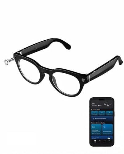 Orpnkna AI Smart Glasses with 8MP Camera, Real-Time Translation, 4K Video & Dual Microphone Noise Cancellation, Voice Assistant, for Travel, Vlogging, Meetings