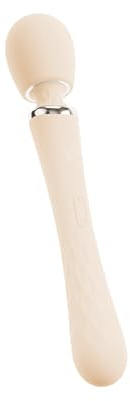Beau Coeur TAVIRO Big Wand Massager Vibrator beidseitig | Massagestab Klitoris-Stimulator | 9 Vibrationsmodi | Silikon wasserdicht wiederaufladbar USB-C | 31,7 cm