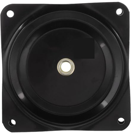 Hzomif Barhocker-Drehplatten 4pcs Heavy Duty Furniture Swivel Plate Black Solid Ball Bearing Turntable for Rv Chairs Tables Shelves Swivel Base