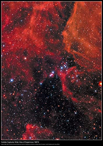Hubble Space Teleskop Poster – Hubble Captures Wide View of Supernova 1987A, A1 Size - 59.4 x 84.1 cm