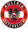ÖSTERREICH, Österreichisch 100mm Auto & Motorrad Aufkleber, Vinyl Sticker