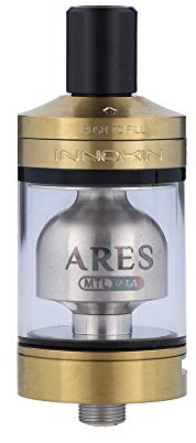 Innokin ARES 5ml RTA Tank Verdampfer Farbe Gold