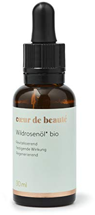 coeur de beauté - Bio Wildrosenöl - Reichhaltige Anti-Aging Pflege für eine glatte und feste Haut durch hohen Anteil an Alpha-Linolensäure