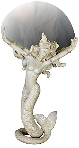 Jugendstil Spiegel Meerjungfrau Tischspiegel 30cm Dekospiegel is002 Palazzo Exklusiv