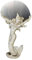 Jugendstil Spiegel Meerjungfrau Tischspiegel 30cm Dekospiegel is002 Palazzo Exklusiv