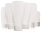 6Pcs 150ml/5oz Clear Plastic Empty Refillable Cosmetic Soft Tubes Squeeze Travel Bottle With Flip Cap Makeup Sample Container Dispenser for Facial Cleanser Shampoo Body Hand Lotion Shower Gel