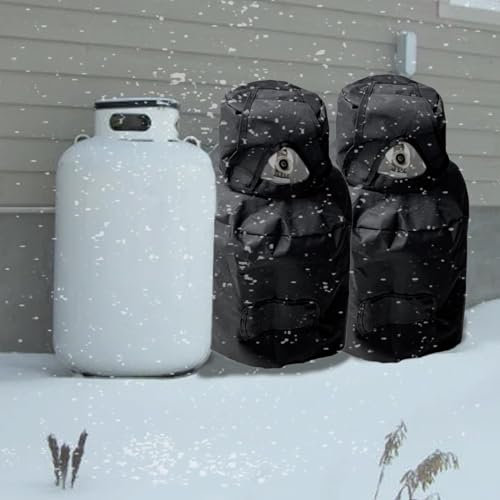 FCOUIID wasserdichte Propangas-Tank-Zylinderabdeckung – robuster Zylinder-Gasflaschenschutz für Outdoor-Gaskocher, Campingteile (13,6 kg)