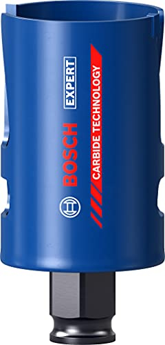 Bosch Professional 1 x Sierras de corona Expert Construction Material, para Madera blanda, 48 mm, Accesorios Taladro de impacto rotativo