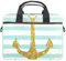 Anchor Stripe Striated Ocean Laptoptasche / Notebooktasche mit Griff, 34 - 36,8 cm (13,4 - 14,5 Zoll)