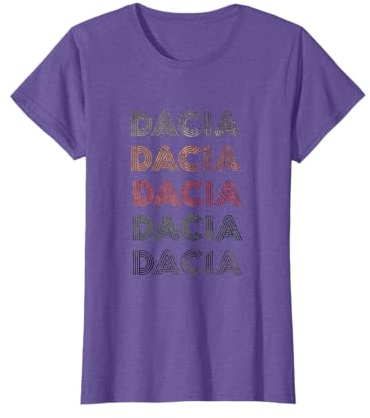 Love Heart Dacia Tee Grunge/Vintage Style Black Dacia T-Shirt