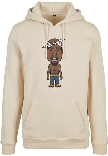 Mister Tee Herren Kapuzenpullover LA Sketch Hoody Sand M